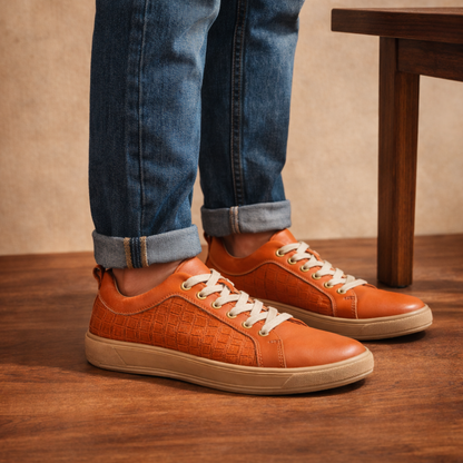 Crocodile Detail Sneakers