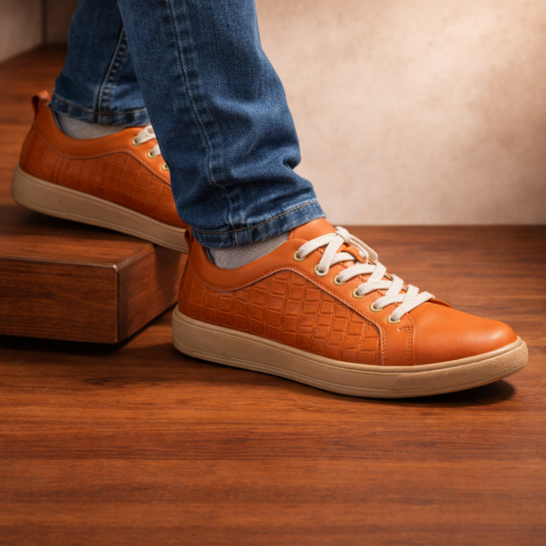 Crocodile Detail Sneakers