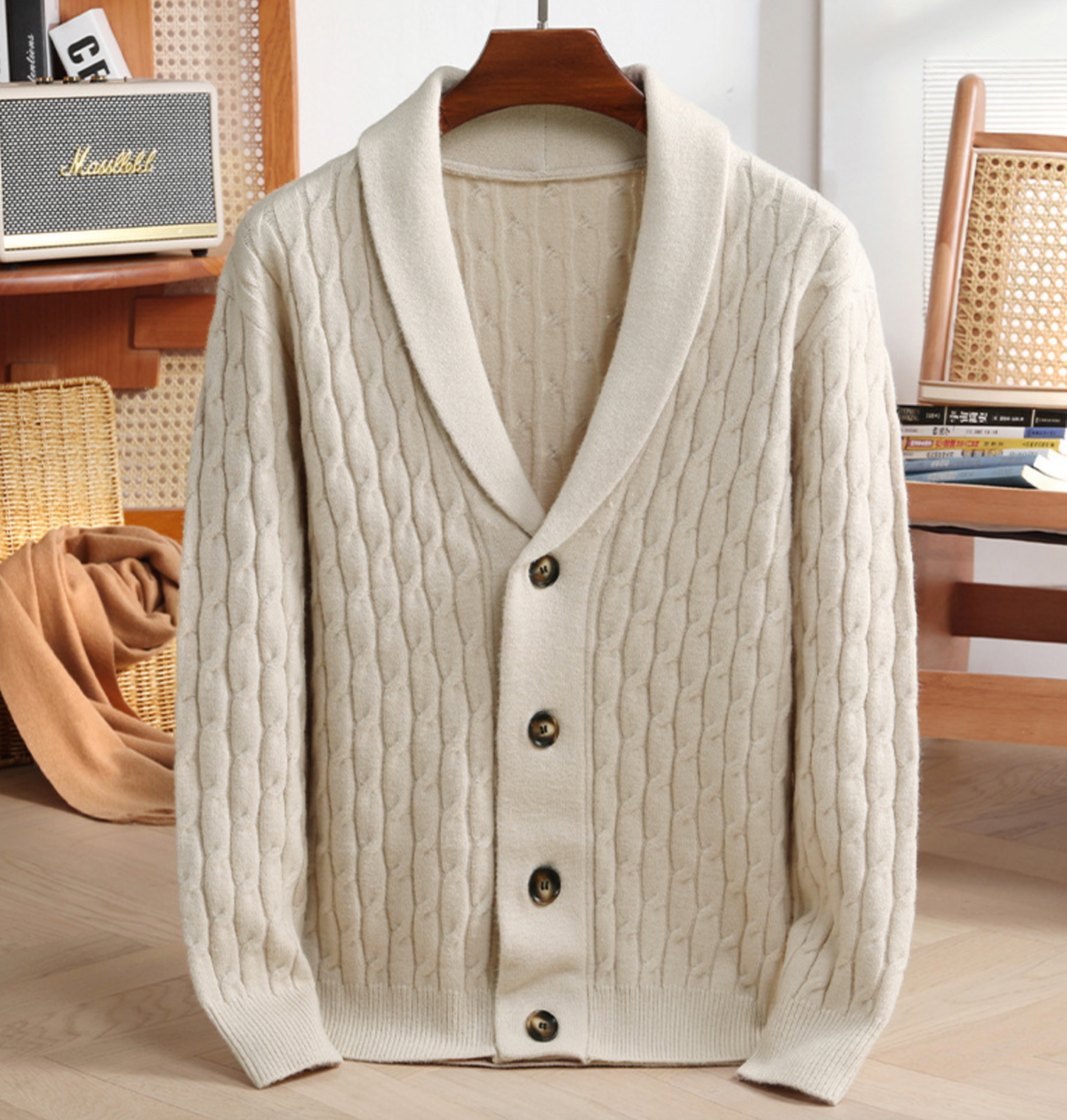 WOOL KNITWEAR TRENDY CARDIGAN